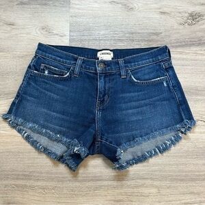 L’AGENCE Fringe Denim Shorts 24